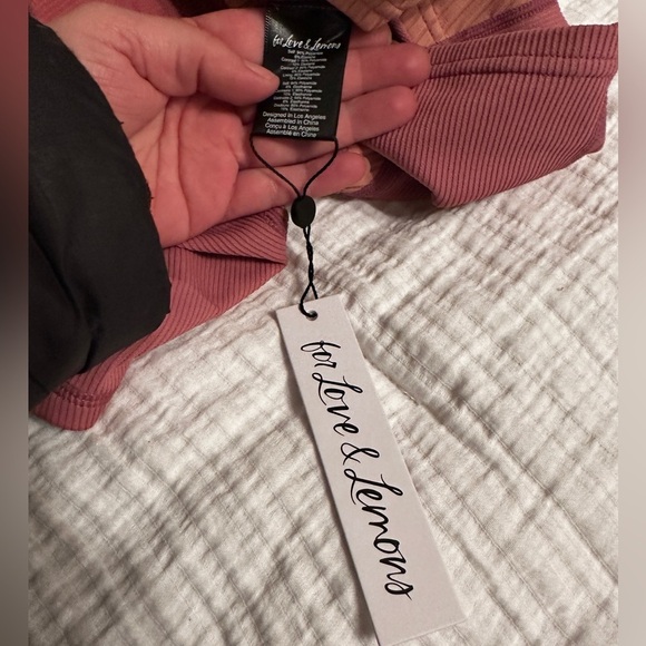 FOR LOVE & LEMONS Dani biker shorts - NWT - Size L - Picture 7 of 7